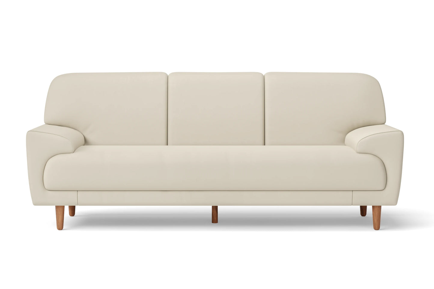 Ferrara 3 Seater Sofa Cream Leather