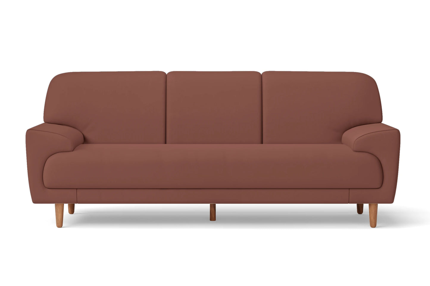 Ferrara 3 Seater Sofa Mauve Leather