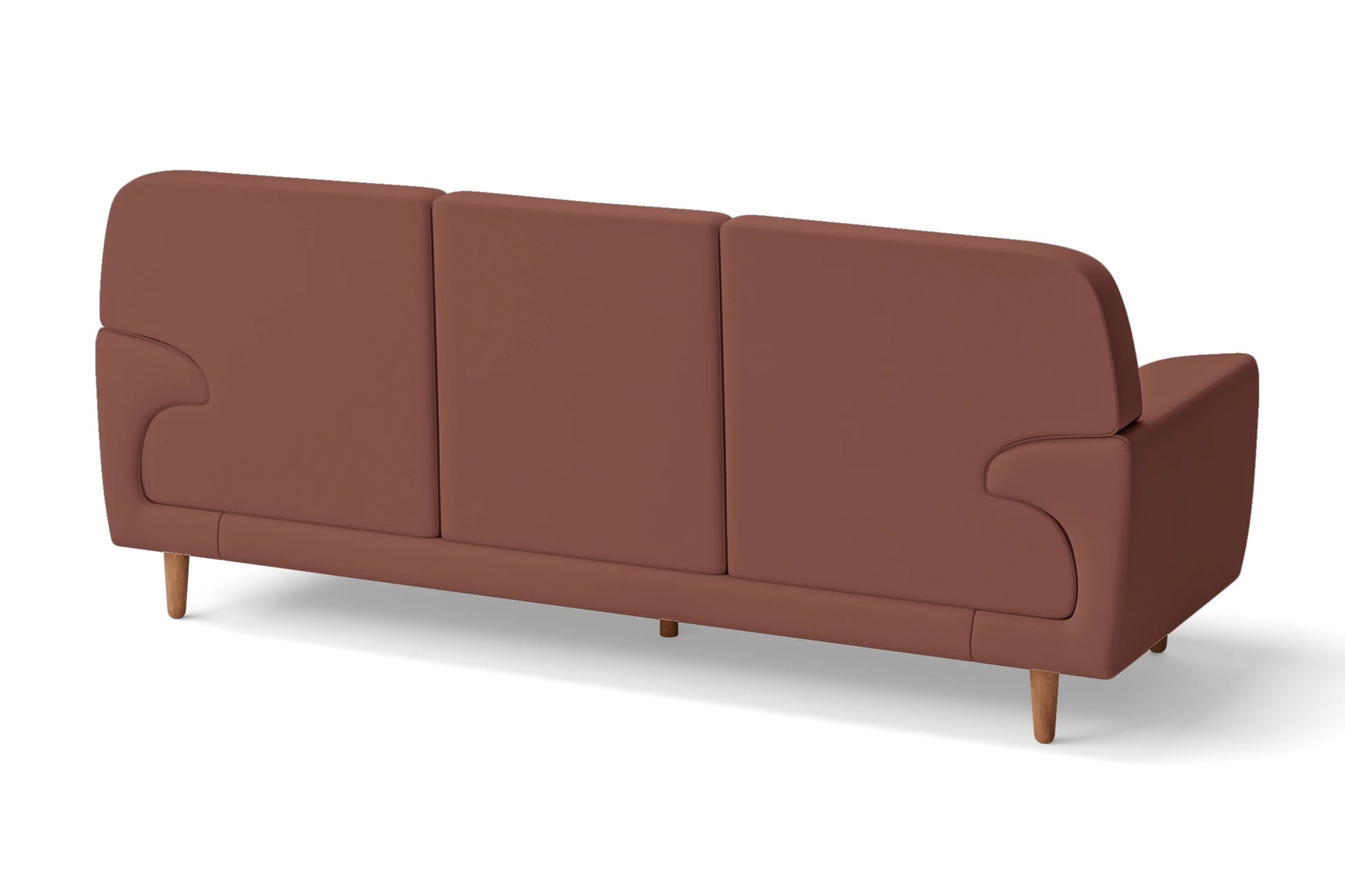 Ferrara 3 Seater Sofa Mauve Leather