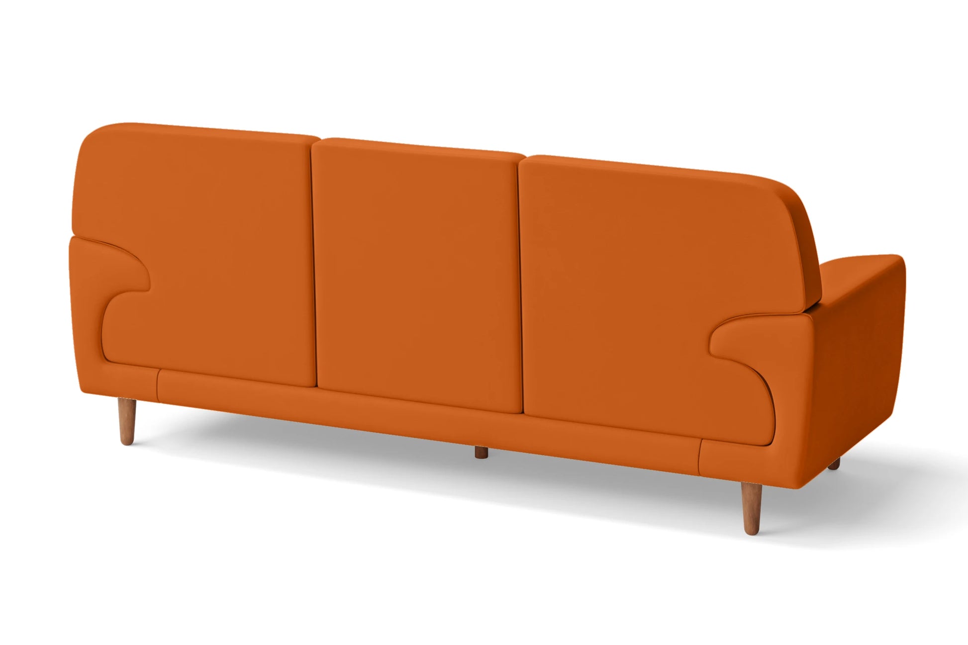 Ferrara 3 Seater Sofa Orange Leather