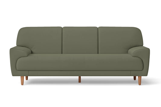 Ferrara 3 Seater Sofa Sage Leather