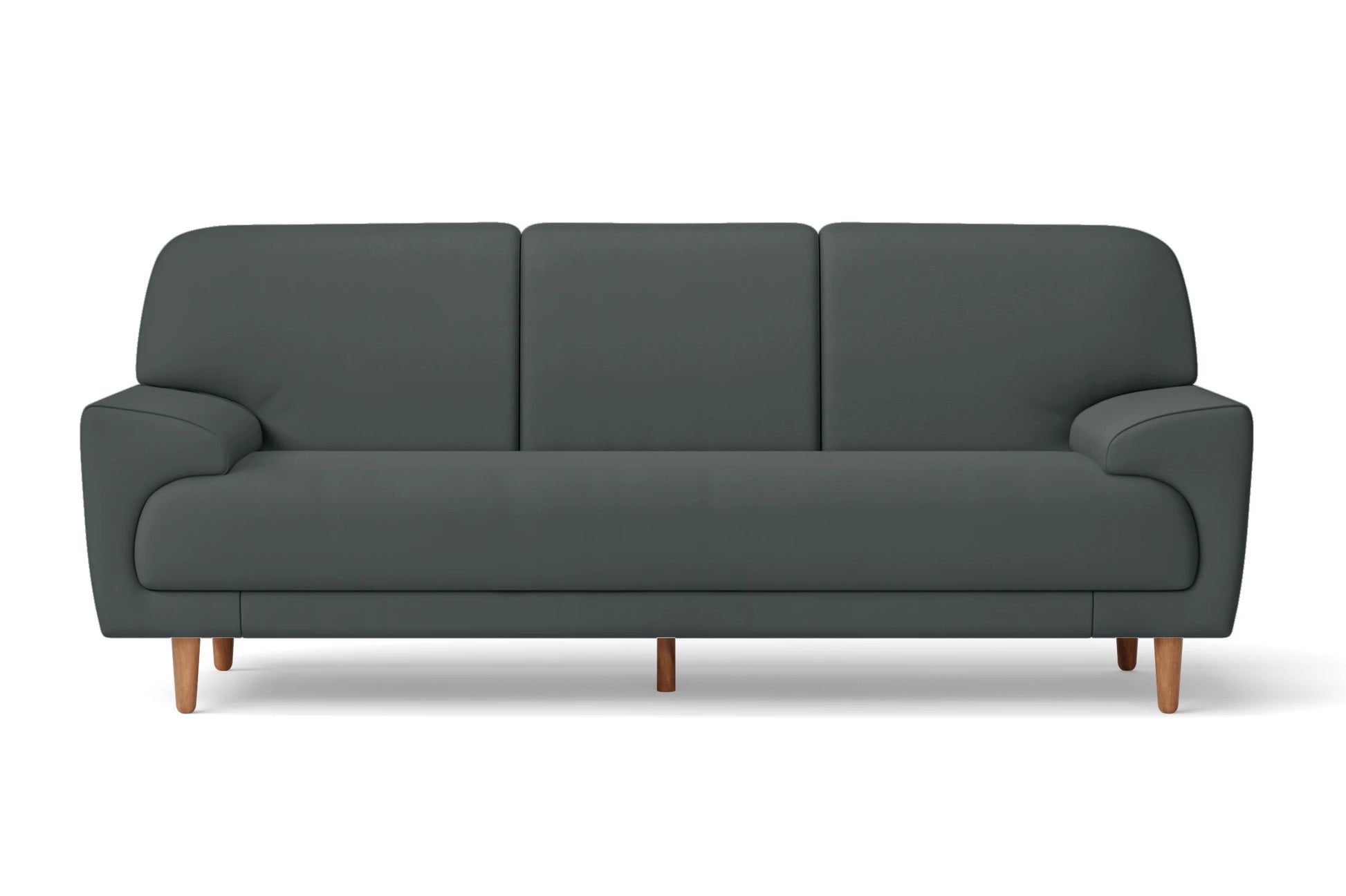 Ferrara 3 Seater Sofa Slate Leather