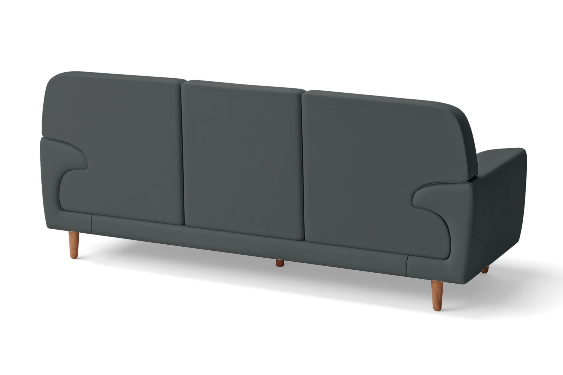 Ferrara 3 Seater Sofa Slate Leather