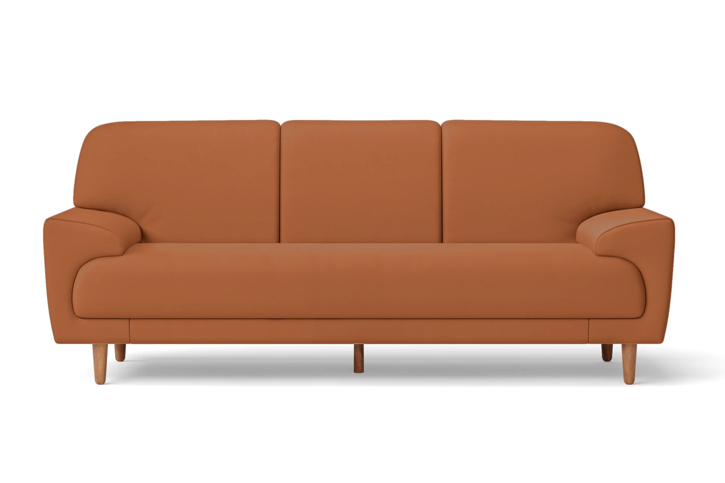 Ferrara 3 Seater Sofa Tan Brown Leather