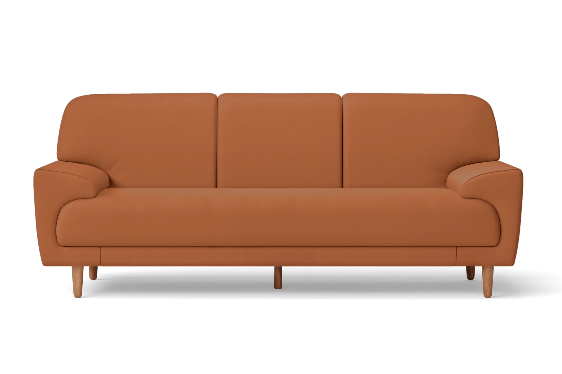 Ferrara 3 Seater Sofa Tan Brown Leather