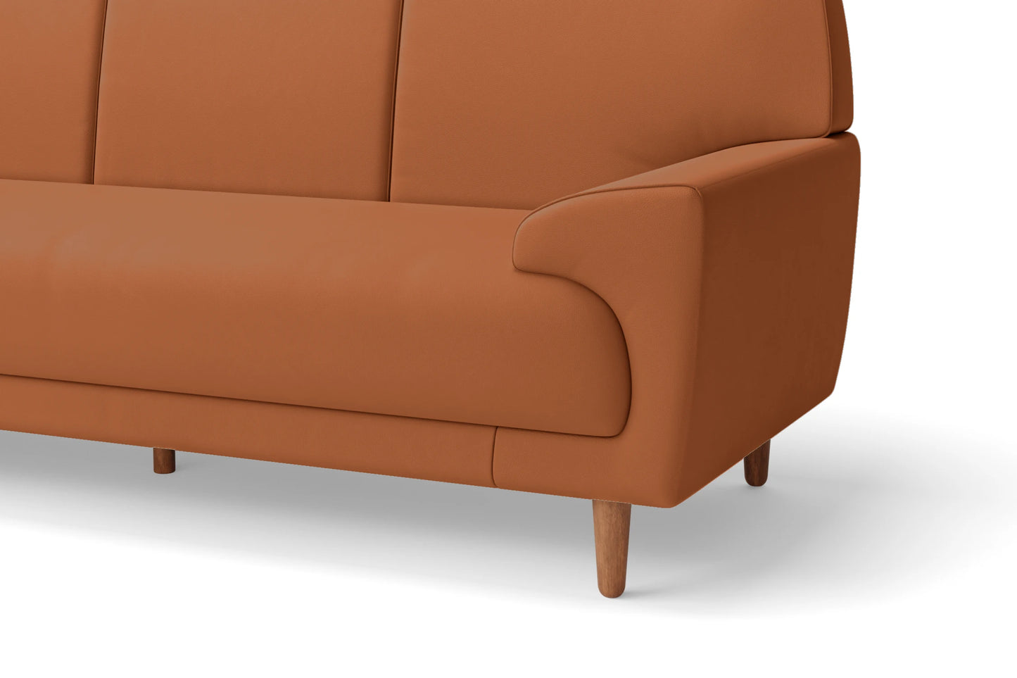 Ferrara 3 Seater Sofa Tan Brown Leather