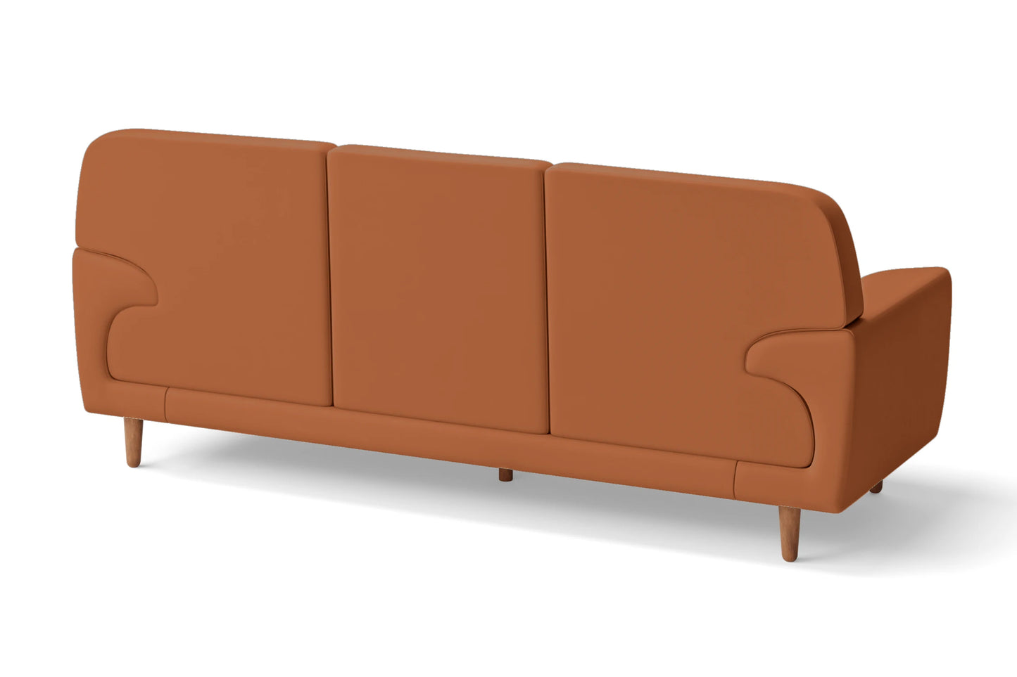 Ferrara 3 Seater Sofa Tan Brown Leather