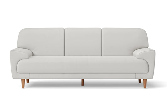 Ferrara 3 Seater Sofa White Leather