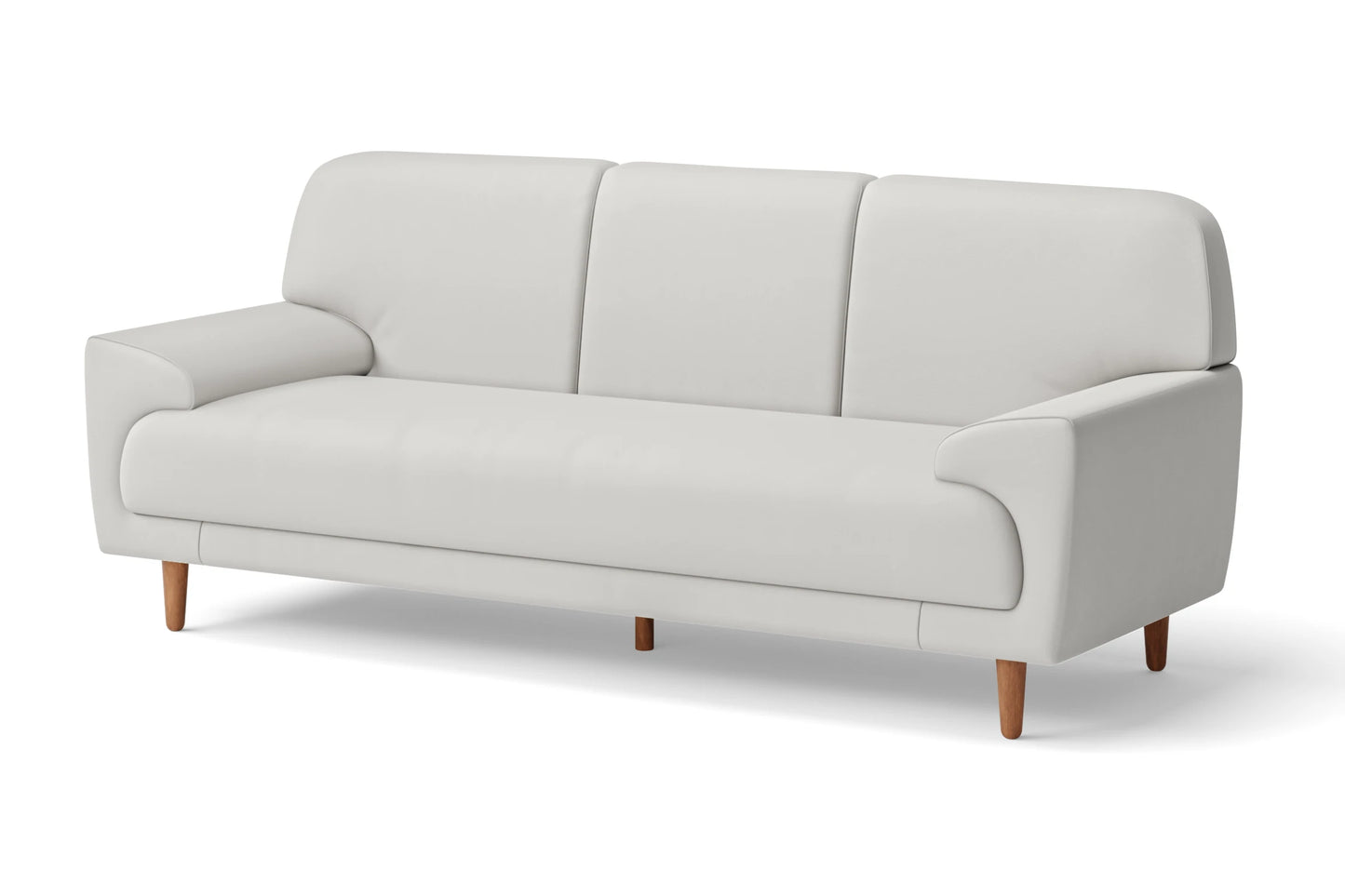 Ferrara 3 Seater Sofa White Leather