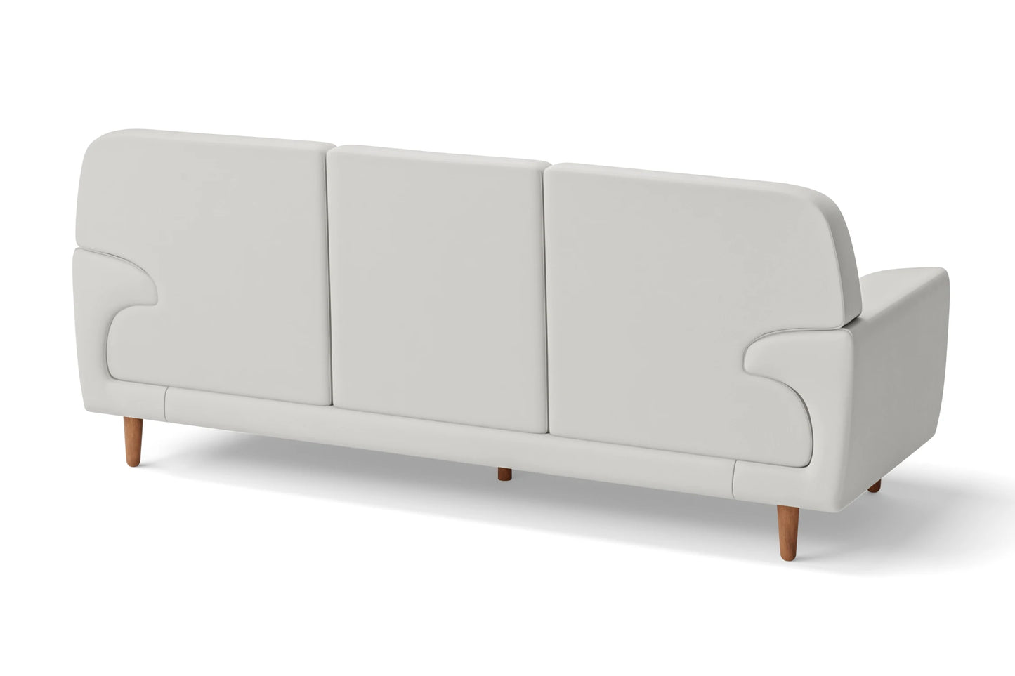 Ferrara 3 Seater Sofa White Leather