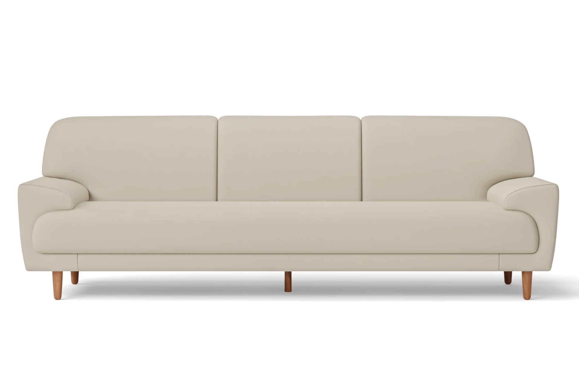 Ferrara 4 Seater Sofa Cream Leather