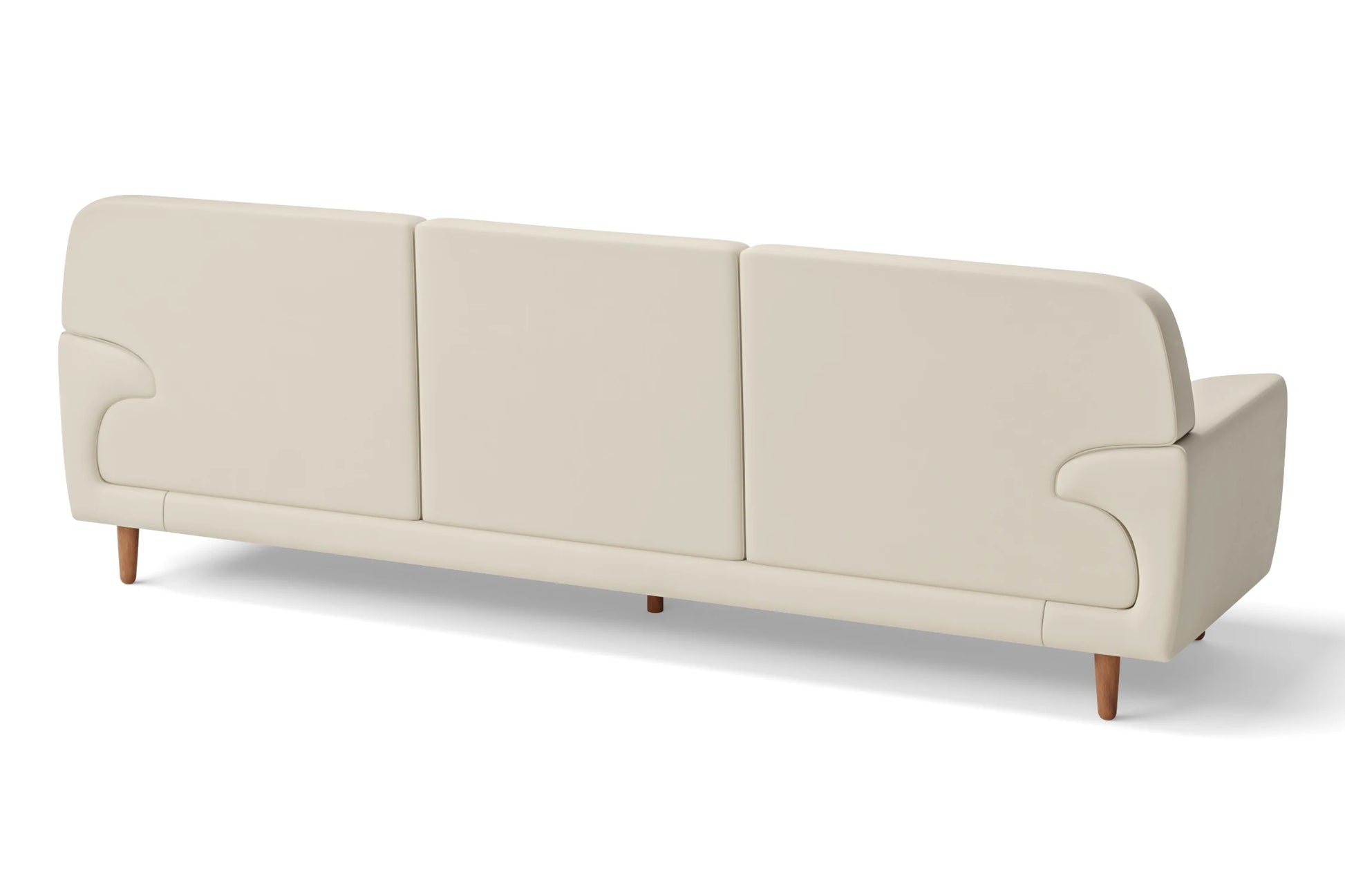 Ferrara 4 Seater Sofa Cream Leather