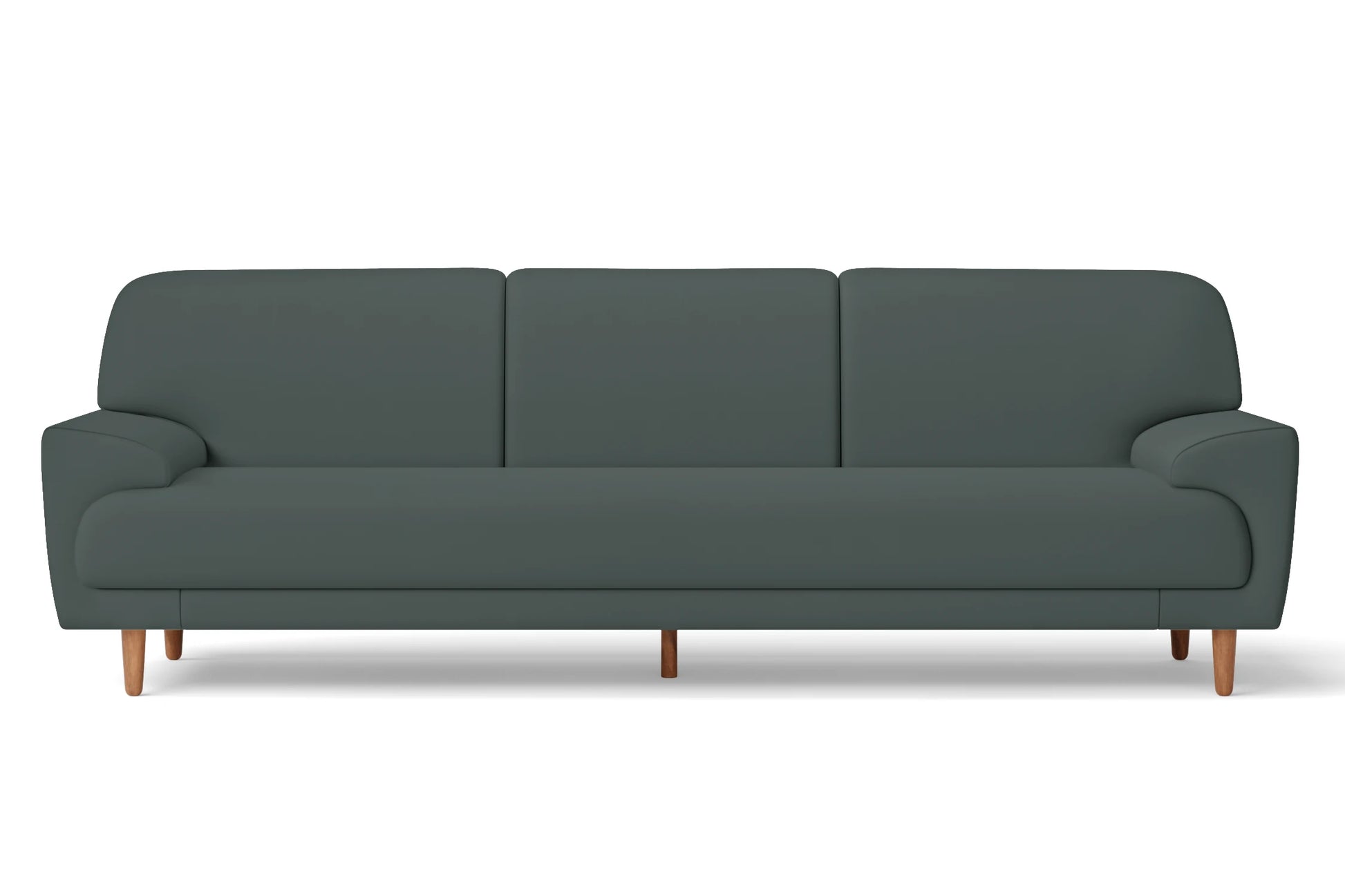 Ferrara 4 Seater Sofa Dusky Turquoise Leather