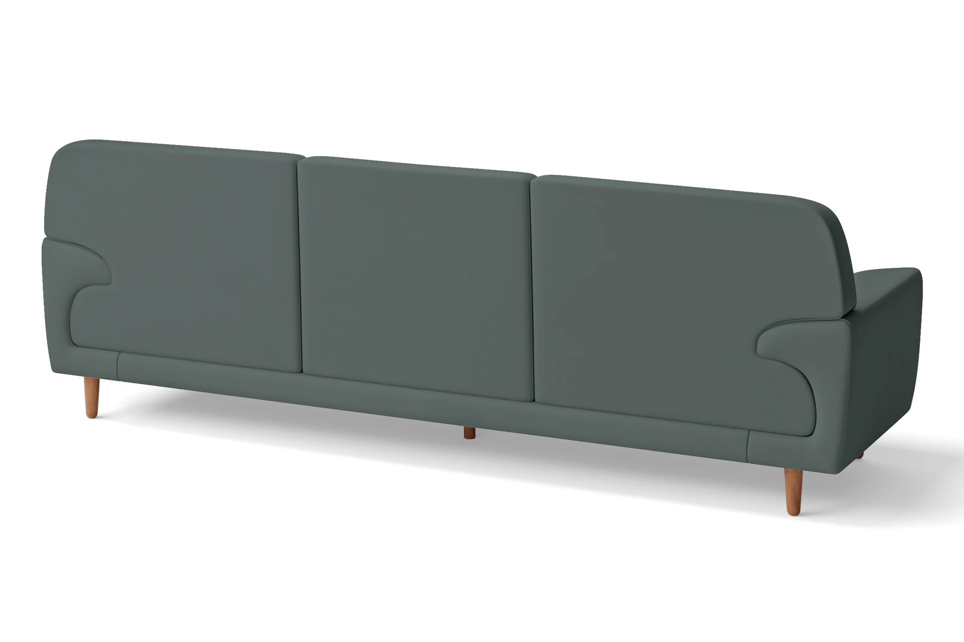 Ferrara 4 Seater Sofa Dusky Turquoise Leather