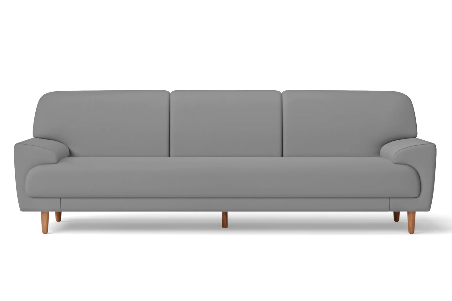 Ferrara 4 Seater Sofa Grey Leather