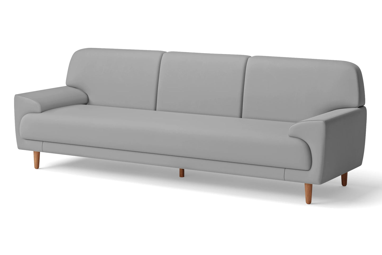 Ferrara 4 Seater Sofa Grey Leather