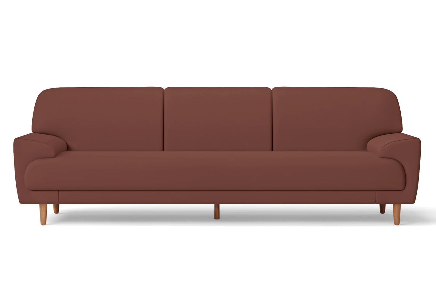 Ferrara 4 Seater Sofa Mauve Leather