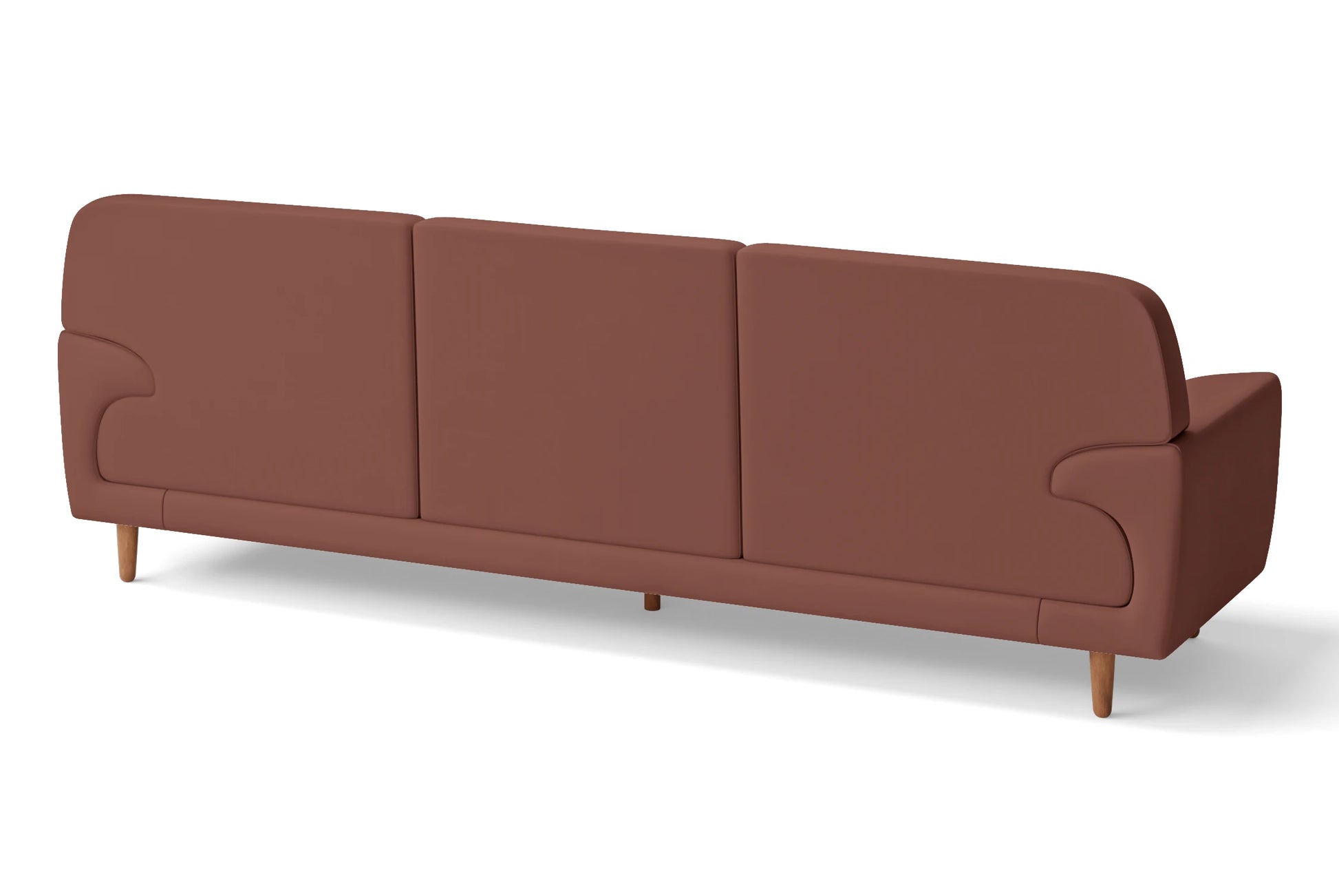 Ferrara 4 Seater Sofa Mauve Leather