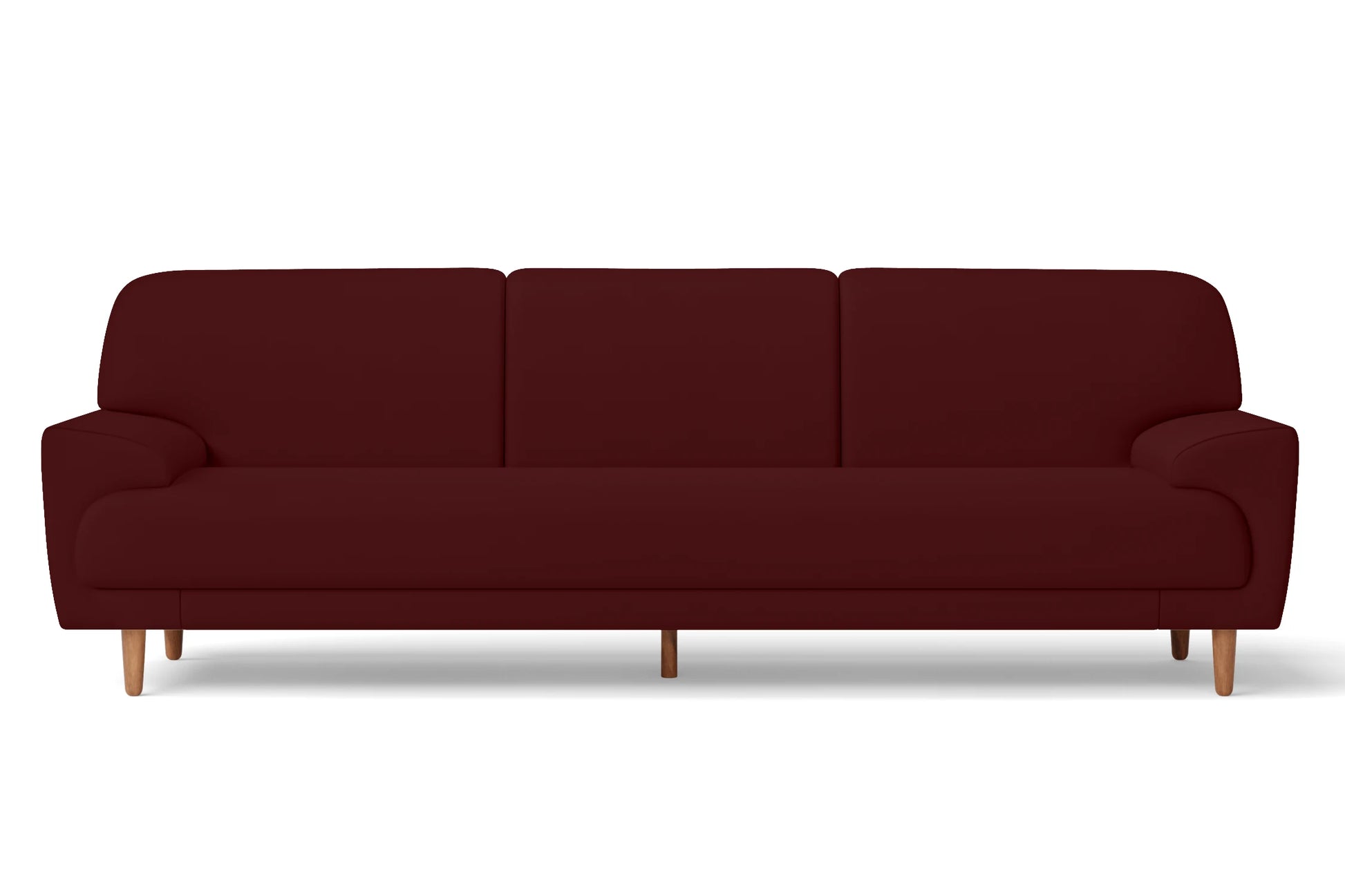 Ferrara 4 Seater Sofa Red Leather