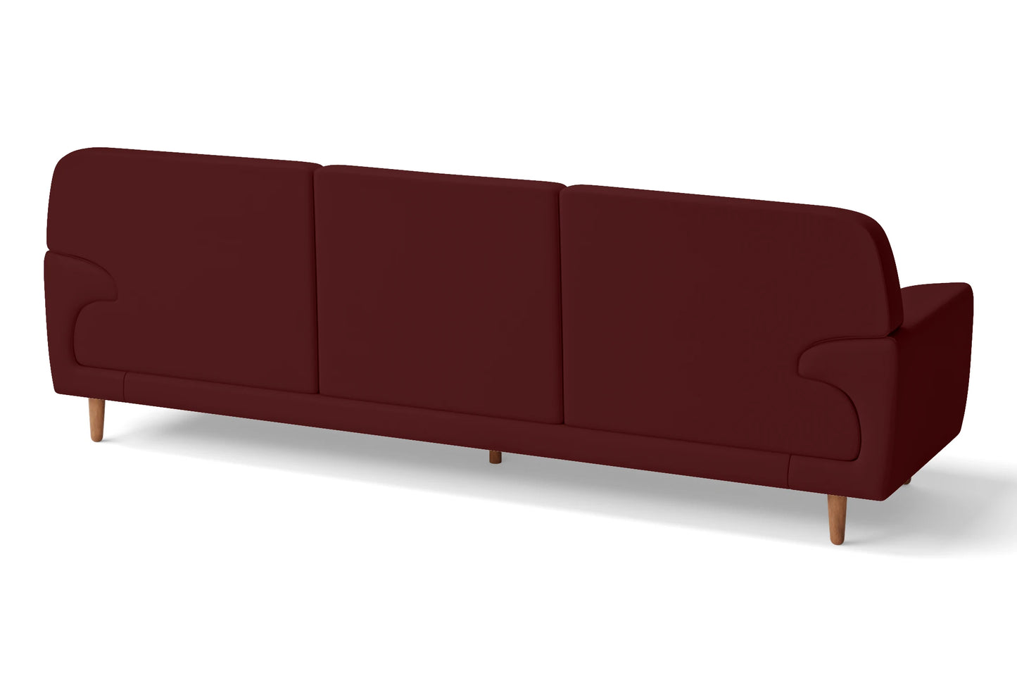 Ferrara 4 Seater Sofa Red Leather