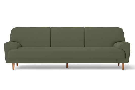 Ferrara 4 Seater Sofa Sage Leather