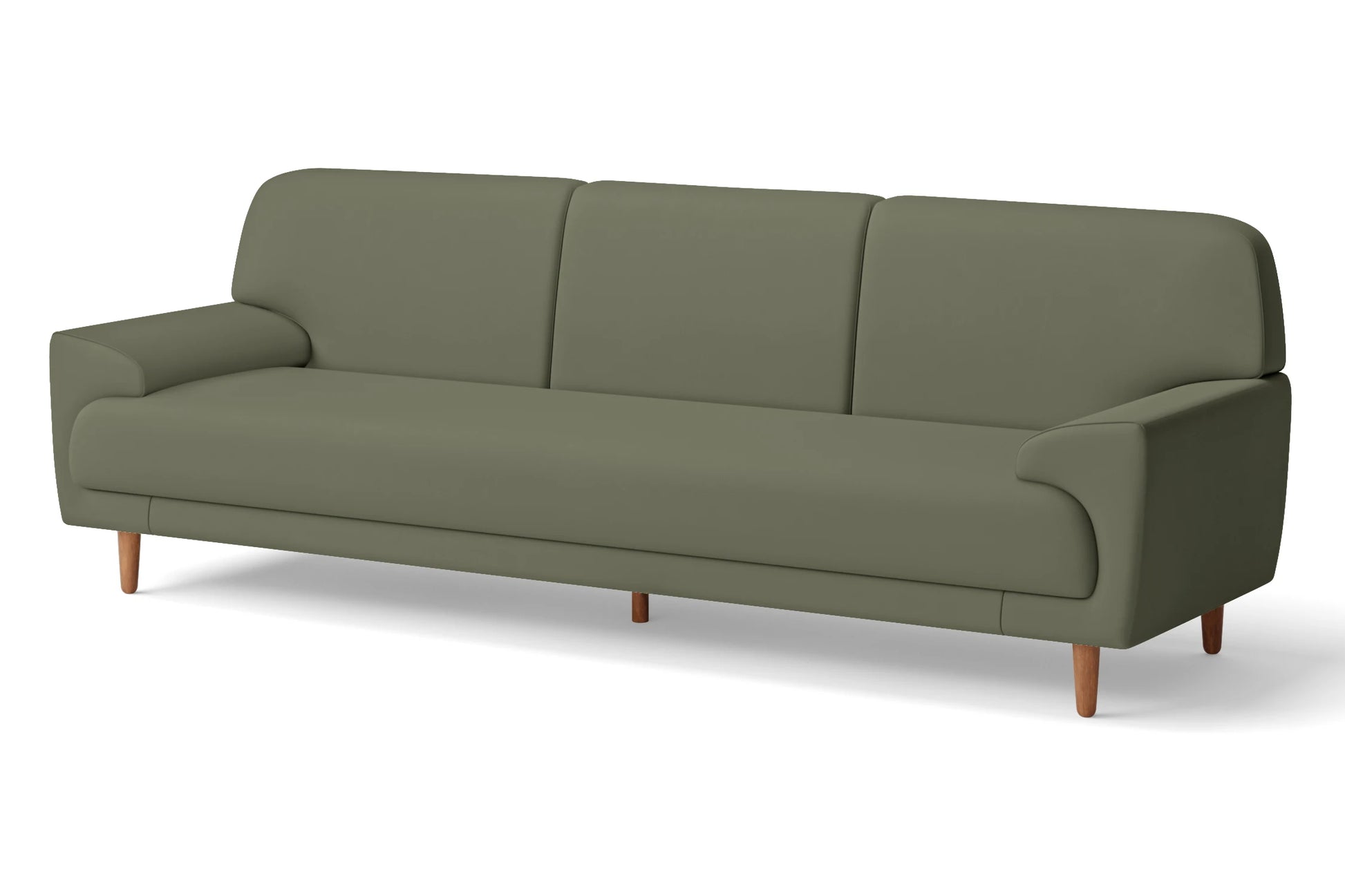 Ferrara 4 Seater Sofa Sage Leather