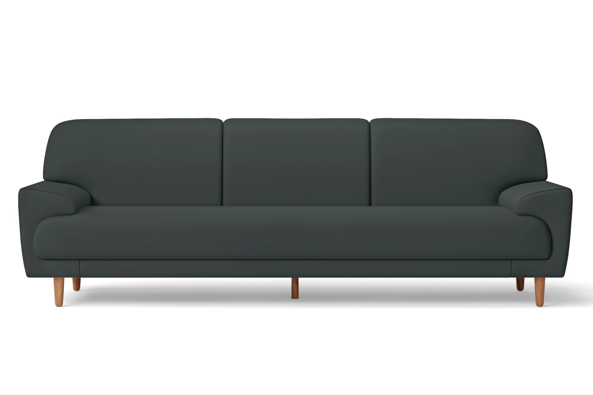 Ferrara 4 Seater Sofa Slate Leather