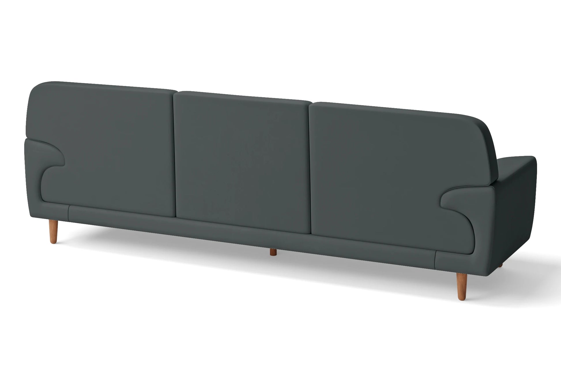 Ferrara 4 Seater Sofa Slate Leather