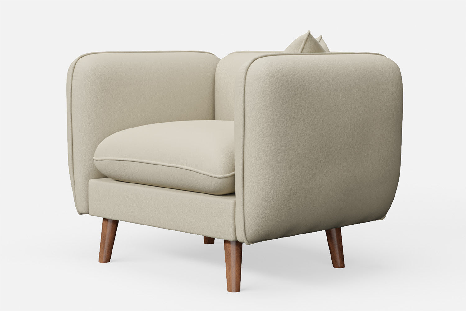 Florence Armchair Cream Leather