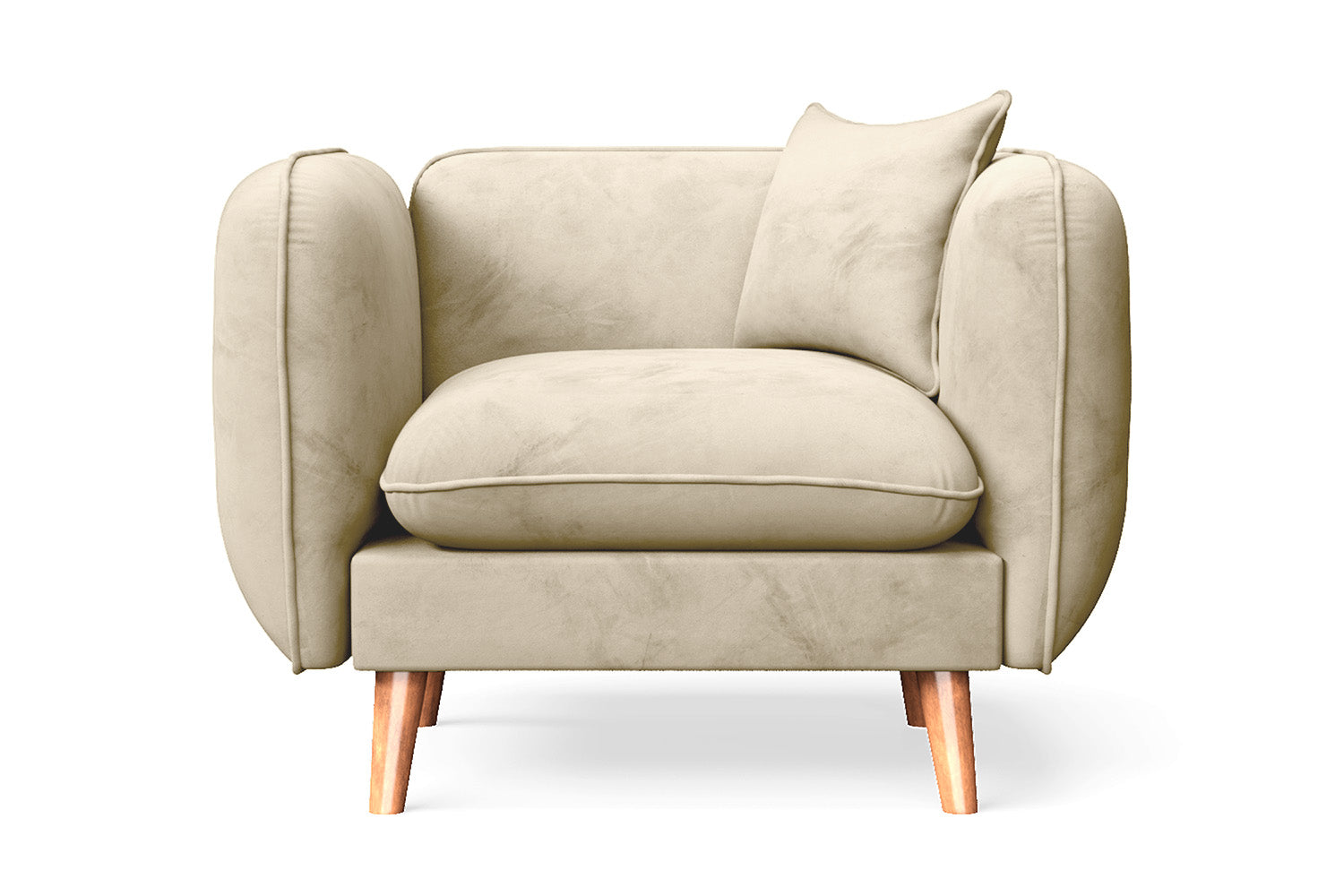 Florence Armchair Cream Velvet