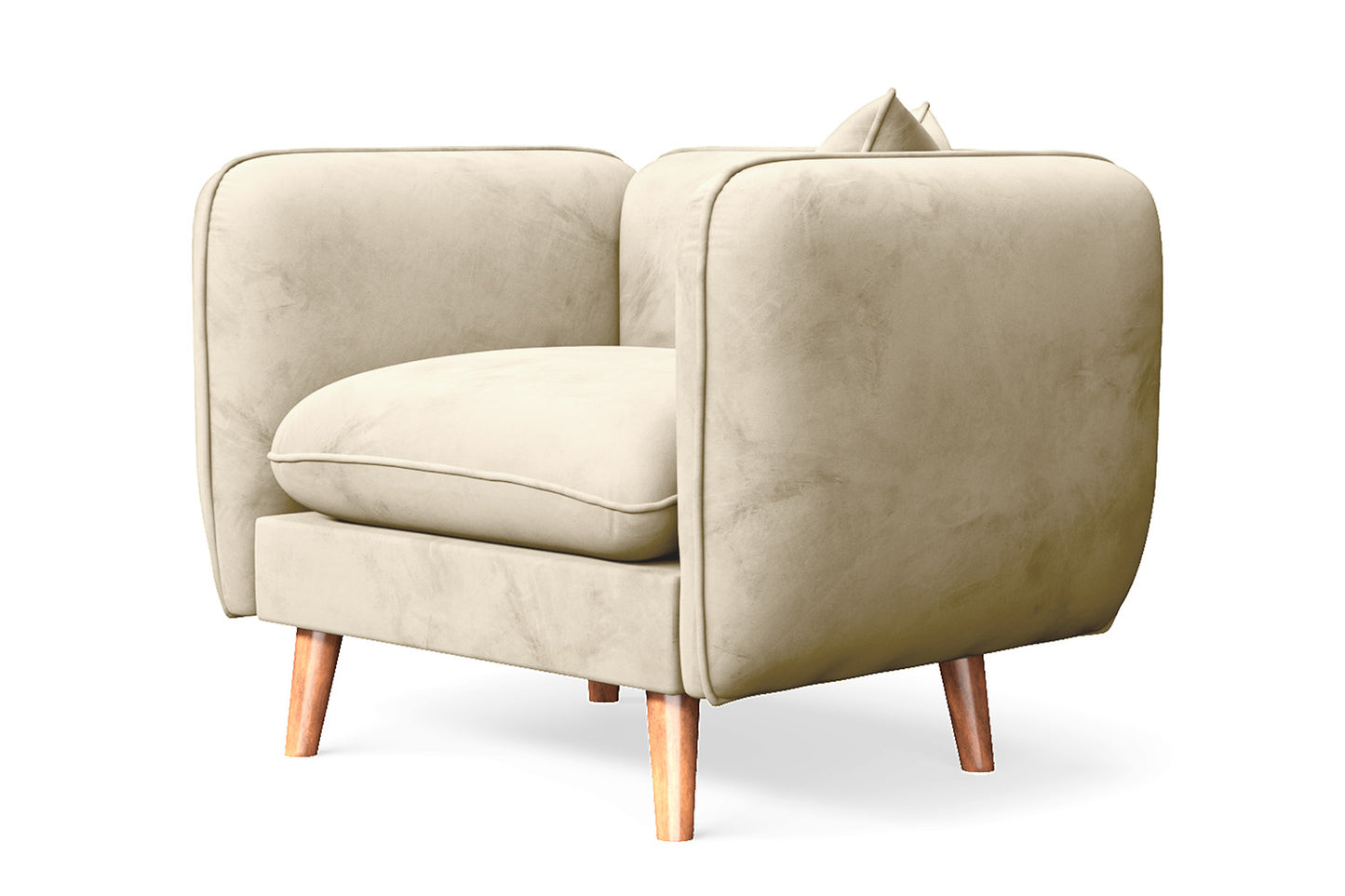 Florence Armchair Cream Velvet