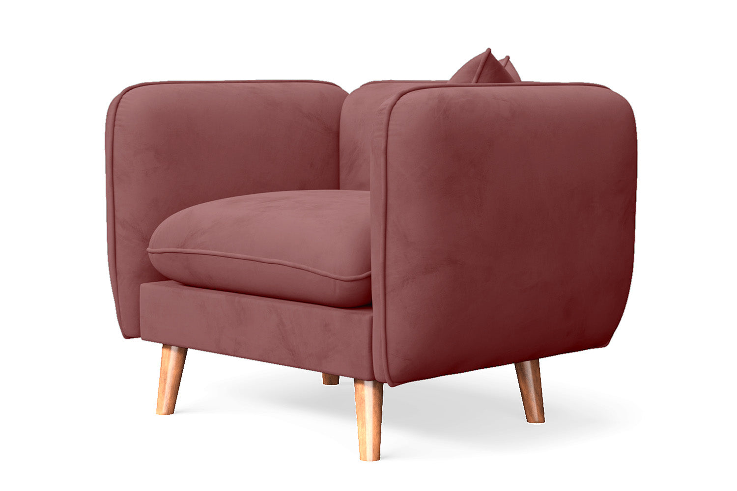 Florence Armchair Pink Velvet