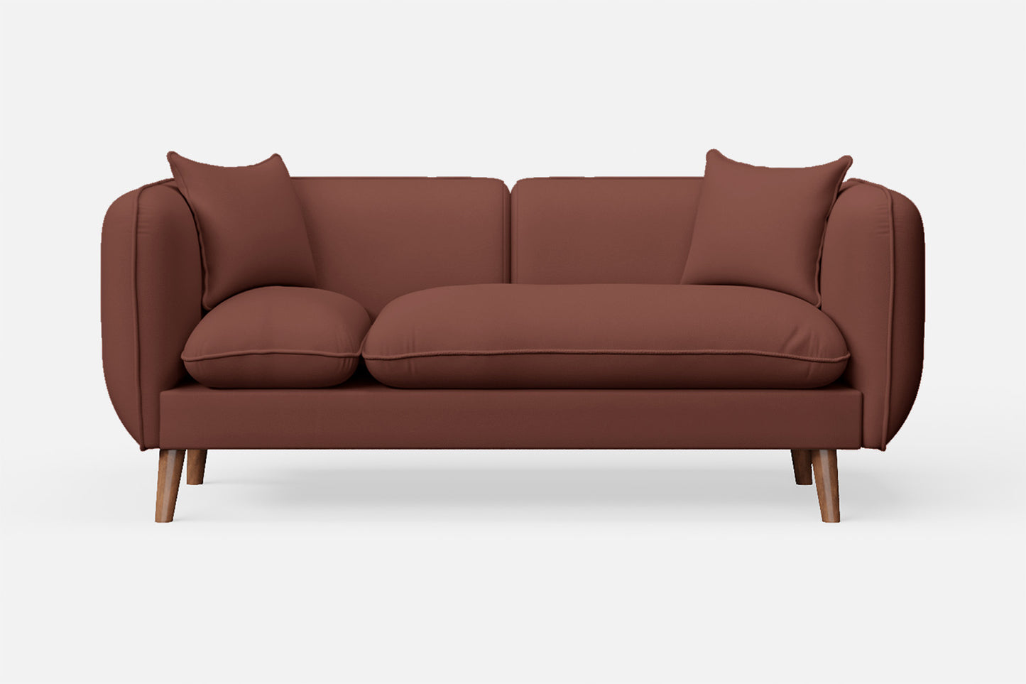 Florence 2 Seater Sofa Mauve Leather