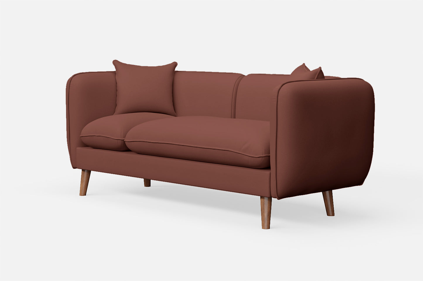 Florence 2 Seater Sofa Mauve Leather