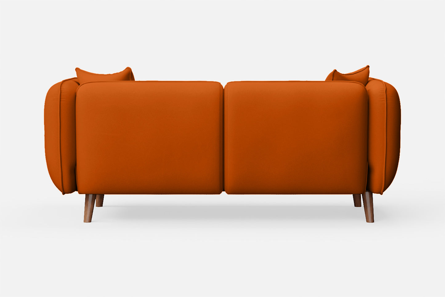 Florence 2 Seater Sofa Orange Leather