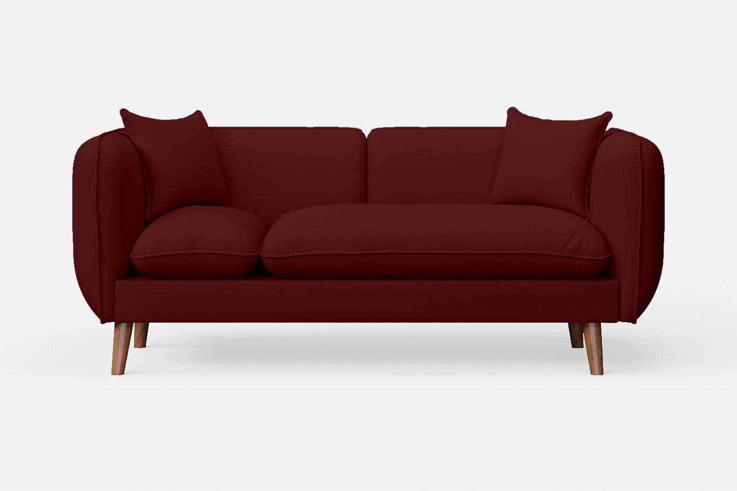 Florence 2 Seater Sofa Red Leather