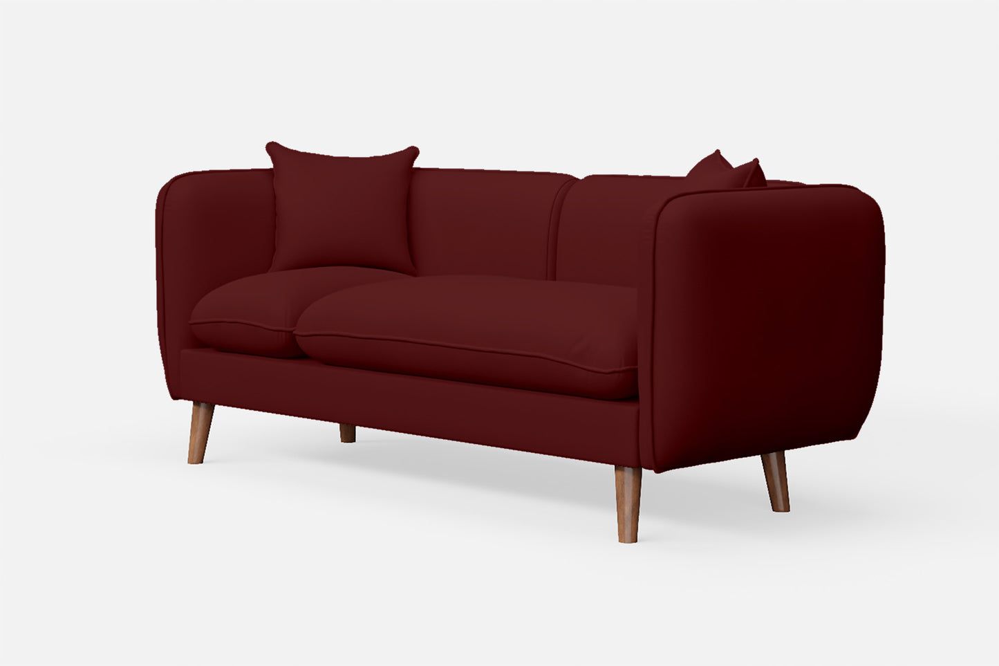 Florence 2 Seater Sofa Red Leather