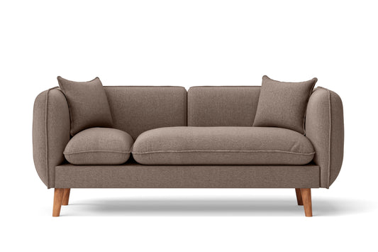 Florence 2 Seater Sofa Caramel Linen Fabric