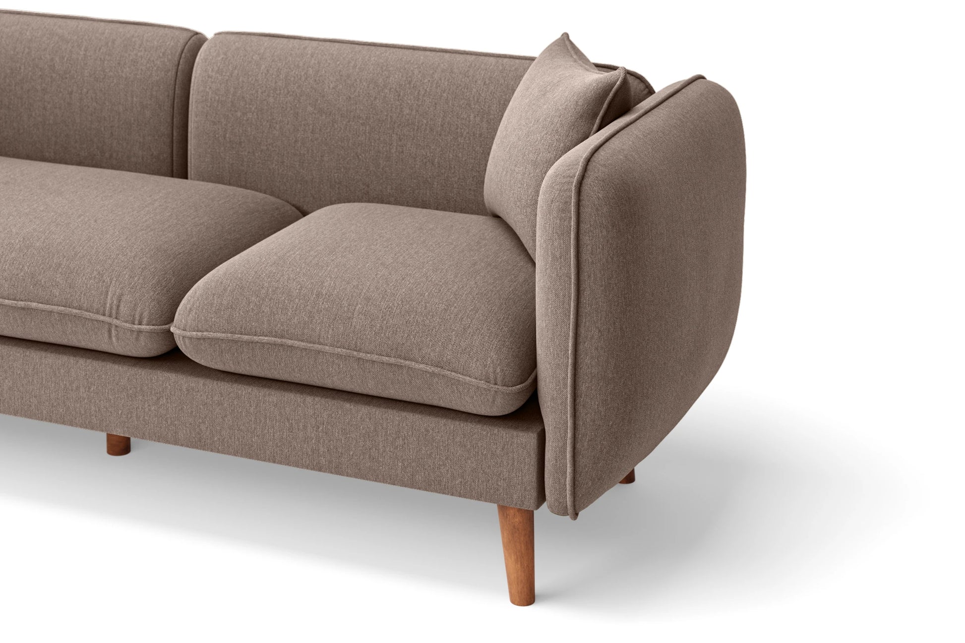 Florence 2 Seater Sofa Caramel Linen Fabric