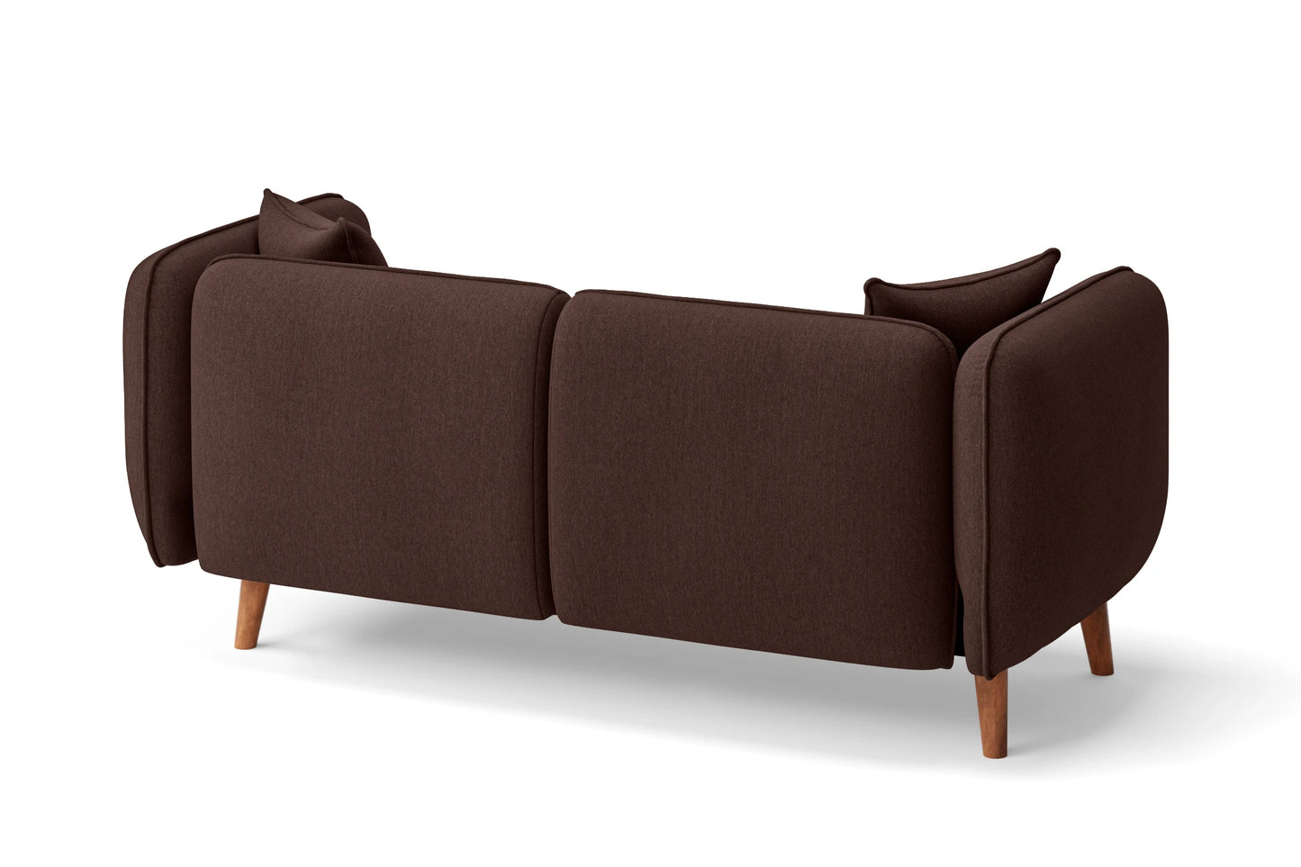 Florence 2 Seater Sofa Coffee Brown Linen Fabric