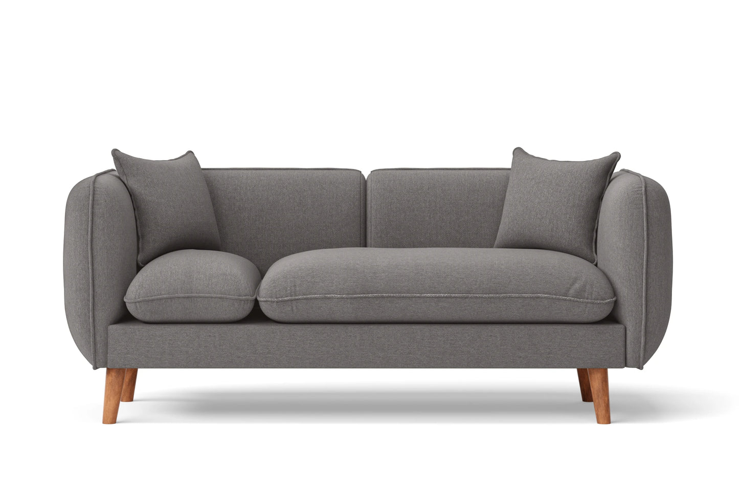 Florence 2 Seater Sofa Grey Linen Fabric