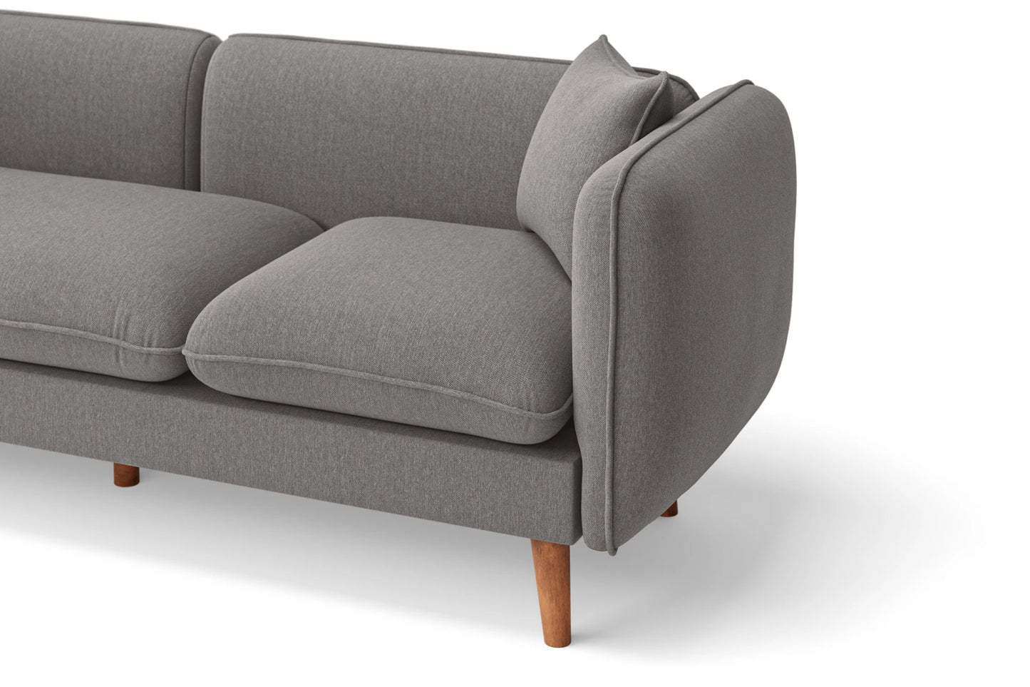 Florence 2 Seater Sofa Grey Linen Fabric