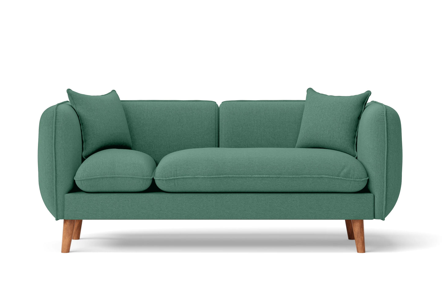 Florence 2 Seater Sofa Mint Green Linen Fabric