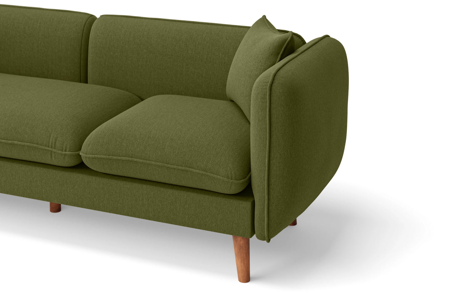 Florence 2 Seater Sofa Olive Linen Fabric