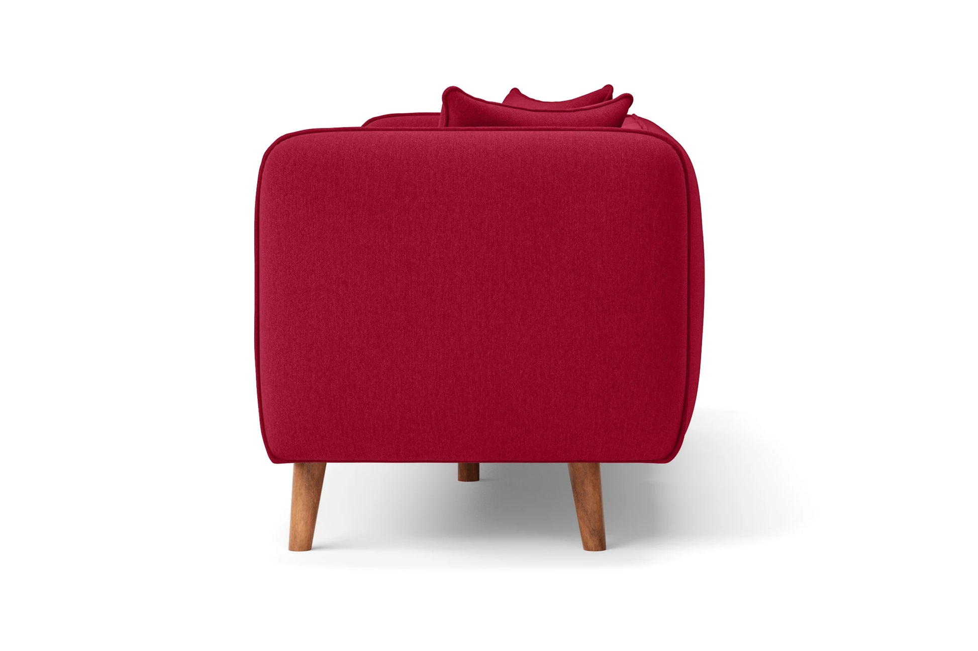 Florence 2 Seater Sofa Red Linen Fabric