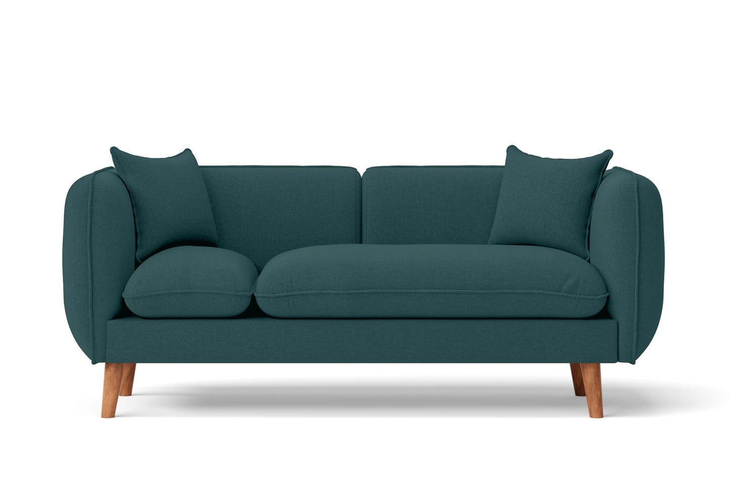 Florence 2 Seater Sofa Teal Linen Fabric