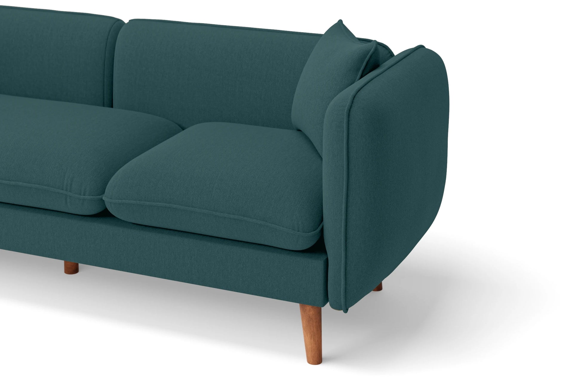 Florence 2 Seater Sofa Teal Linen Fabric