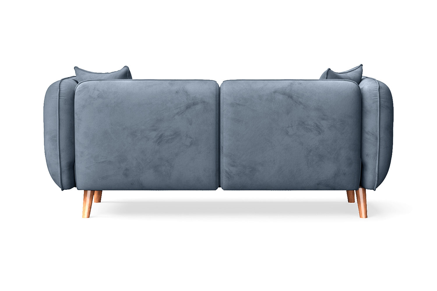 Florence 2 Seater Sofa Baby Blue Velvet