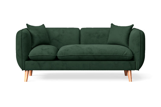 Florence 2 Seater Sofa Green Velvet