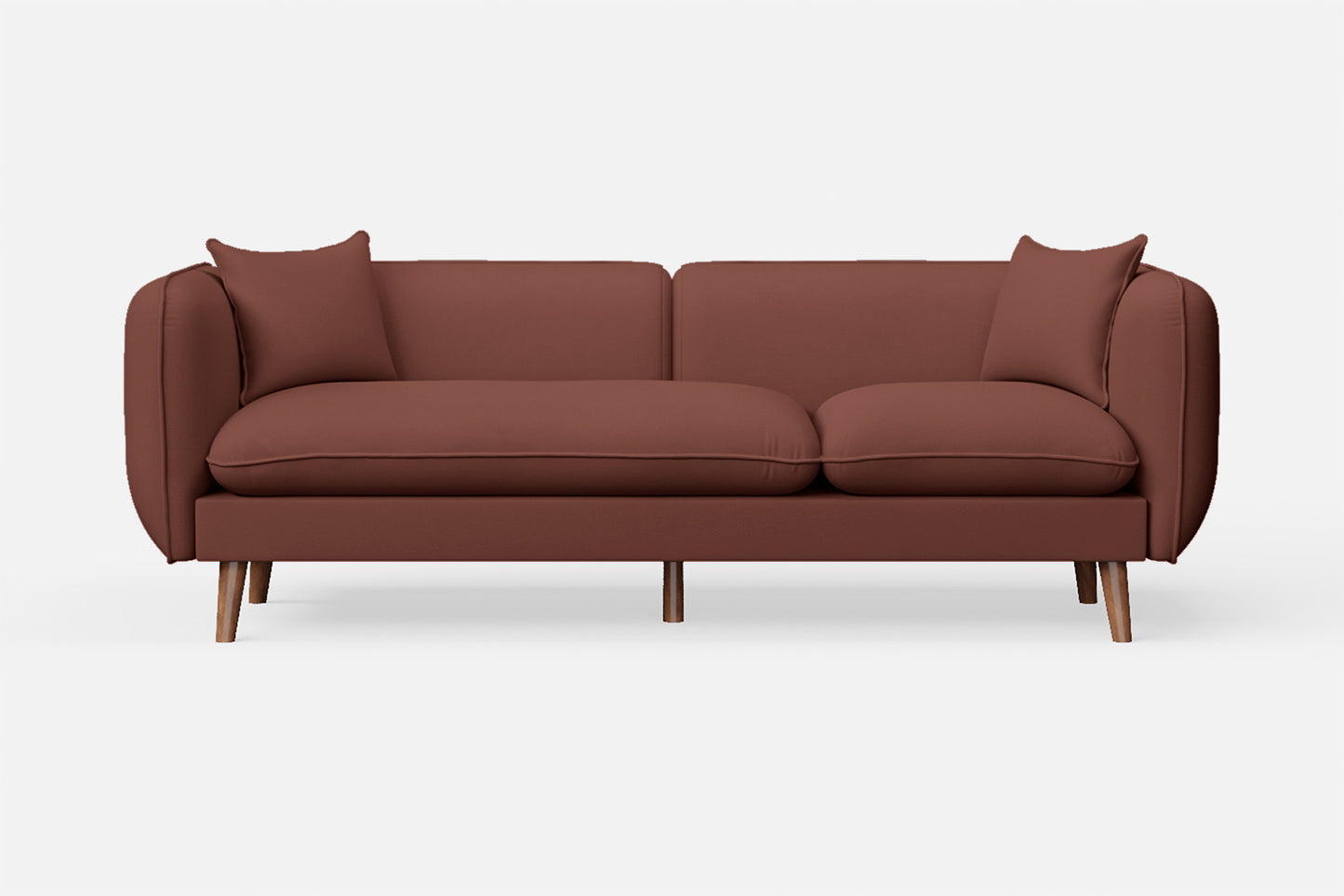 Florence 3 Seater Sofa Mauve Leather